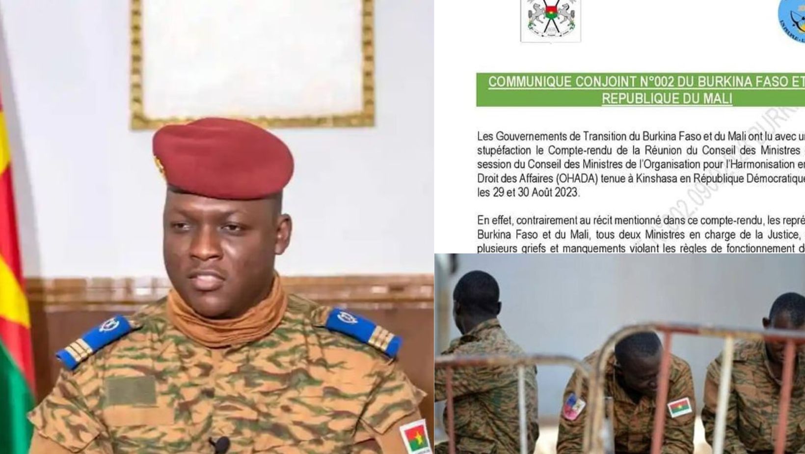 Urgent Communiqué du Mali et Burkina Faso le gouvernement Du Burkina et Mali suite à la réunion la France